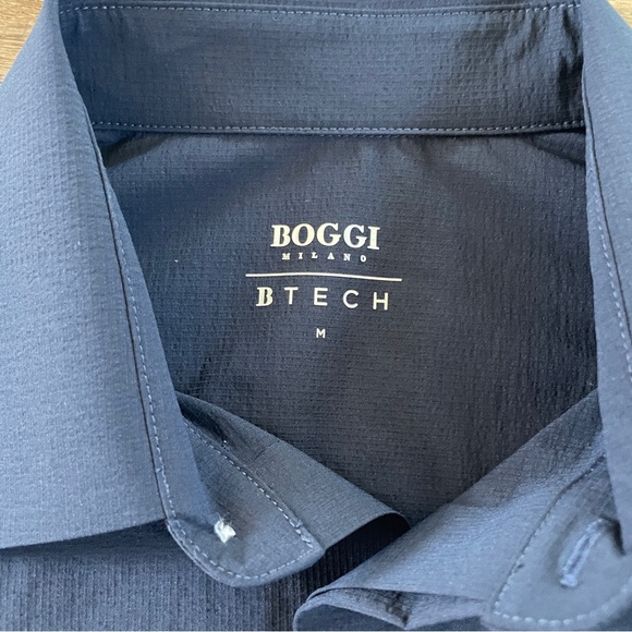 Boggi Milano BTECH button shirt M - Picture 3 of 6